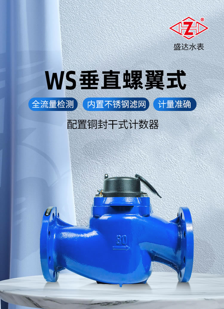 NB遠(yuǎn)傳WS垂直螺翼式冷水表