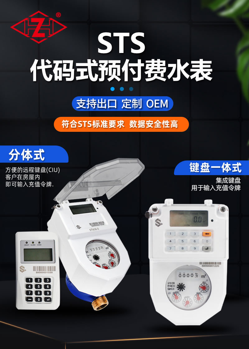 尼龍STS預付費分體式水表